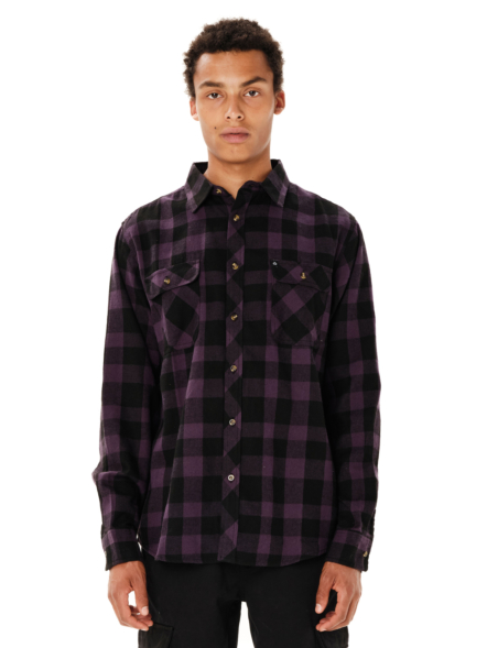 EMERSON MEN’S CHECKERED FLANNEL SHIRT