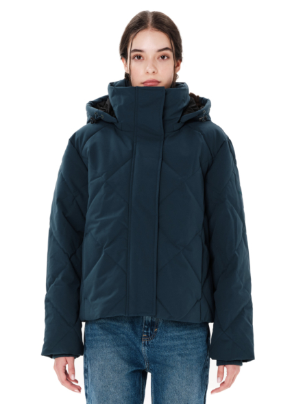 EMERSON WOMEN’S HOODED PUFFER JACKET WITH DETACHABLE HOOD