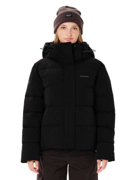 EMERSON WOMEN’S PUFFER JACKET WITH DETACHABLE HOOD