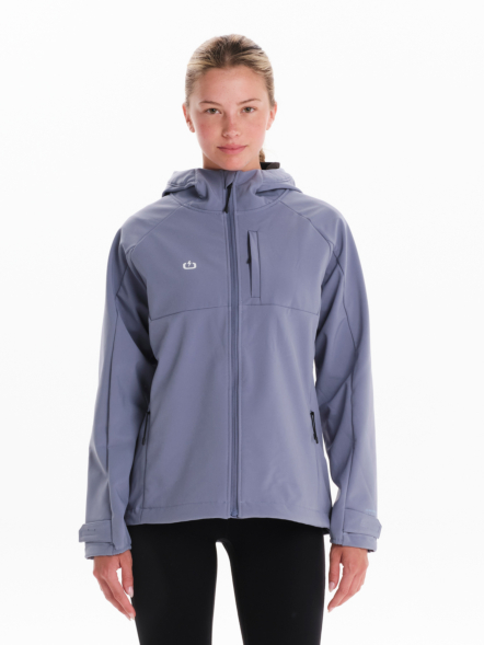 EMERSON WOMEN’S HOODED RAGLAN BONDED JACKET