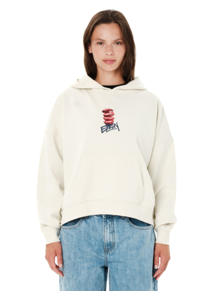 EMRSN STRAWBERRY WOMEN’S CROPPED PULLOVER HOODIE