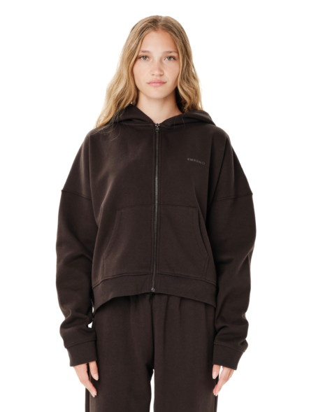 EMERSON WOMEN'S FULL ZIP CROPPED HOODIE